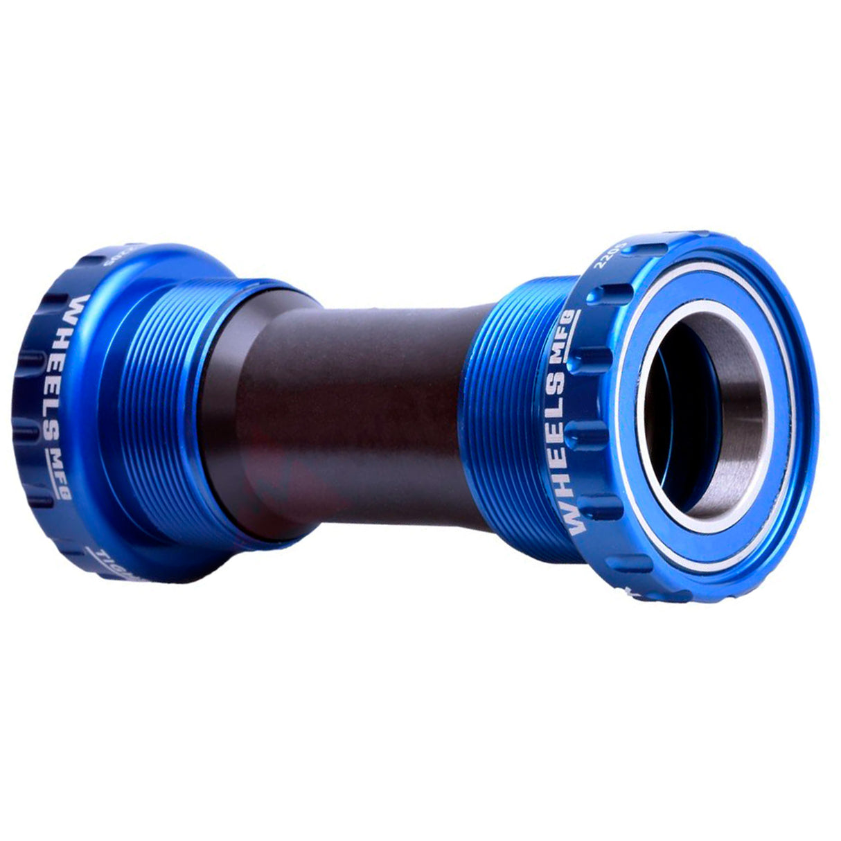 Ruedas de pedalier BSA de Wheels Manufacturing - Eje Shimano Hollowtech II ABEC 3 Azul