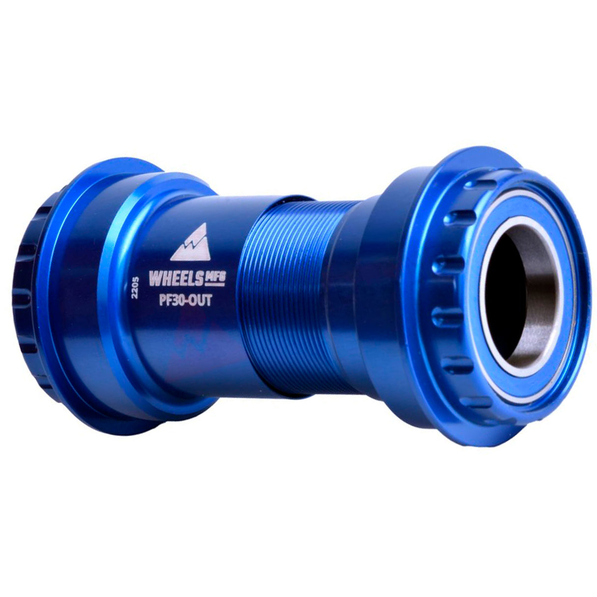 Ruedas Mfg PF30 a BB exterior de 24 mm, modelo base azul