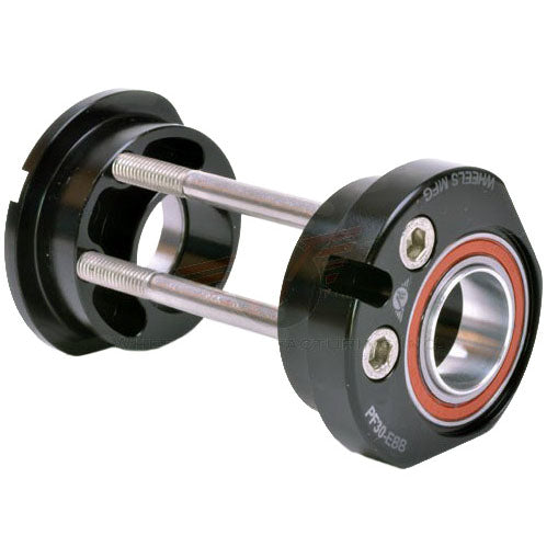 Pedalier excéntrico PF30 de Wheels Manufacturing para sistemas SRAM TruVativ de 24/22 mm (negro)