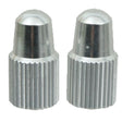 Yokozuna Alloy Valve Cap Presta Silver - Pair
