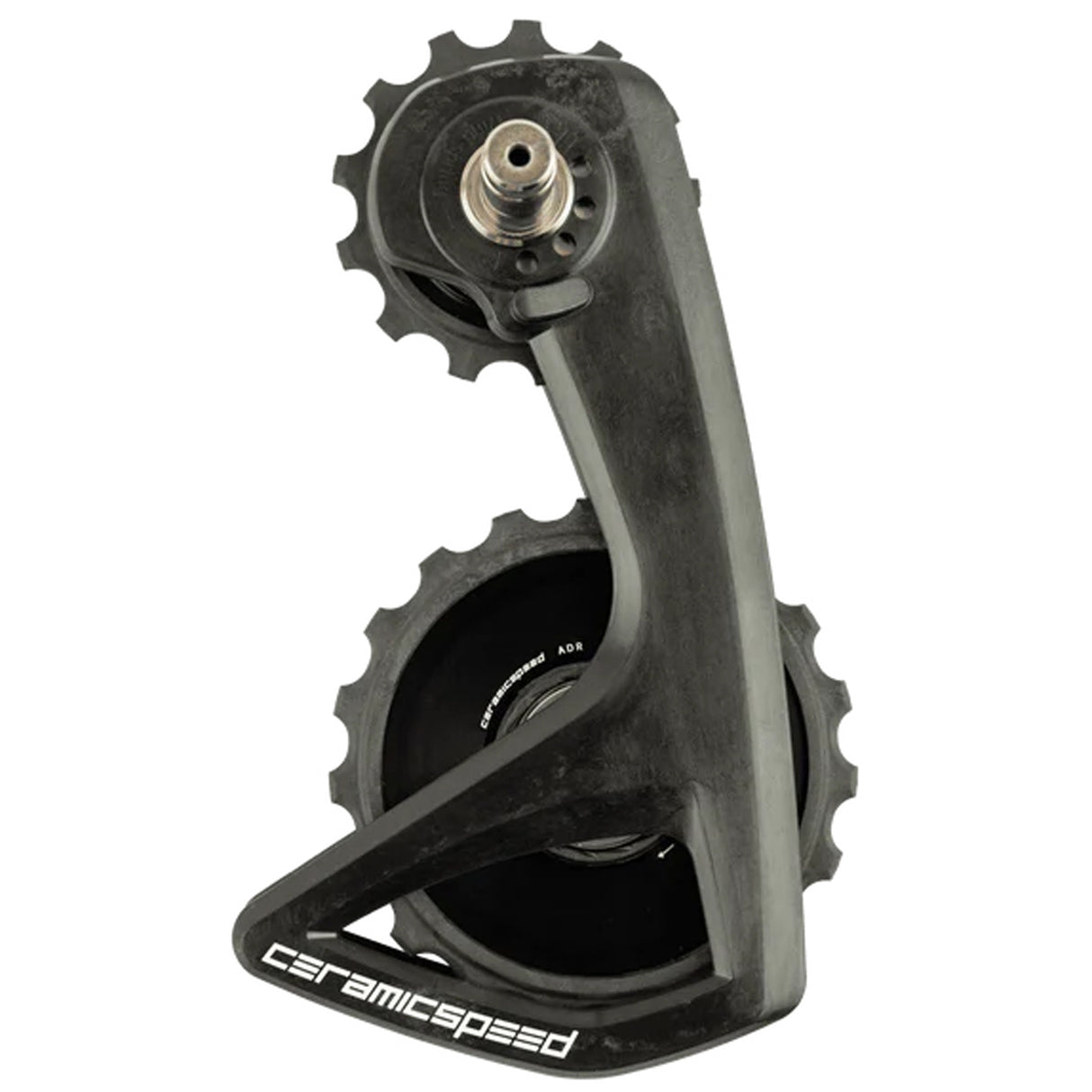 Sistema de poleas CeramicSpeed ​​OSPW RS Alpha, Shimano Dura-Ace 9250/Ultegra 8150 - ALPHA, polea de aluminio, jaula de carbono, color negro
